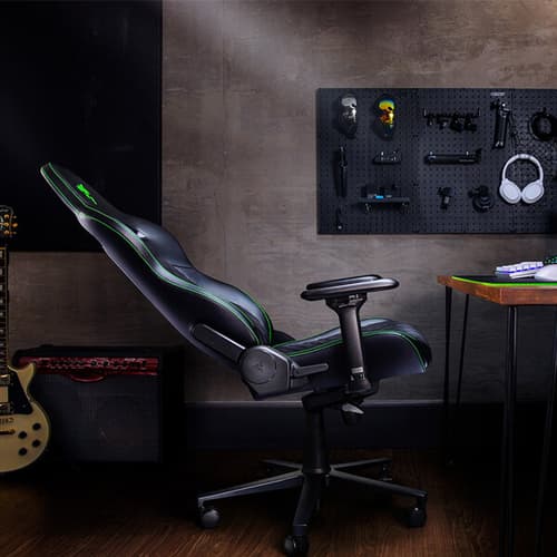 Razer Enki Gaming Chair (Black-Green)